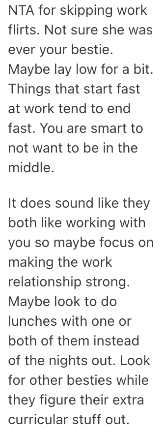 Screenshot 2025 06 14 at 1.38.44 PM The Dynamics In A Group Of Work Friends Have Changed, So She Distanced Herself From The Other Two People